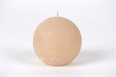 SPHERE CANDLE RUSTIC 10CM MOONSTONE