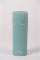 PILLAR CANDLE RUSTIC 20X7CM LAGOON