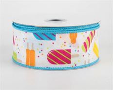 RIBBON COLORFUL POPSICLES 1.5"X10Y