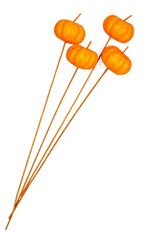 PUMPKIN PICK 55MM ORANGE 4/PK