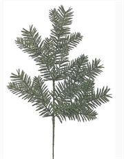 GLITTER NOBLE PINE SPRAY 21" GREEN