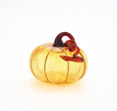PUMPKIN 5.5X7" GLASS ORANGE