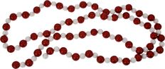 GARLAND FOAM BALL 240CM RED/SIL