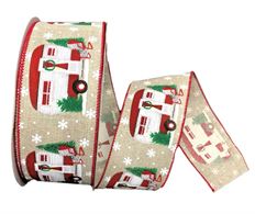 RIBBON LINEN W/CAMPER 2.5"X50YD