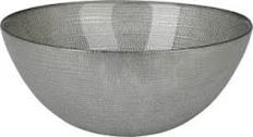 BOWL GLASS 21CM SILVER