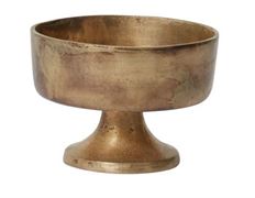 COMPOTE 4.25"HX6"D METAL BRONZE