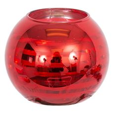 TEALIGHT HOLDER 3" RED