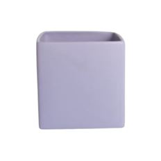 CERAMIC SQUARE POT 11CM LAVENDER
