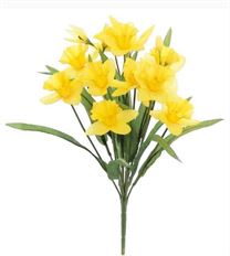 DAFFODIL BUSH X14 18" YELLOW