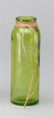 GLASS BOTTLE JUTE NECK ASST