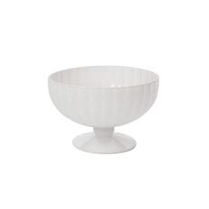 COMPOTE GLASS 7.75"X5" WHITE