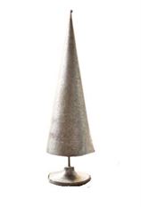 TOPIARY GALVANIZED 48X14.5" GRAY
