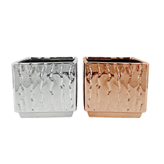 CERAMIC CUBE 5.5" METALLIC DUO