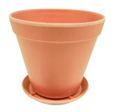 PLANTER BIO FIBER 4.33" ORANGE
