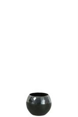 CERAMIC BUBBLE BOWL 14CM BLACK