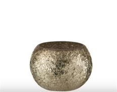 TEALIGHT MOSAIC 7CM GOLD