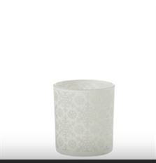 TEALIGHT SNOW 8CM WHITE