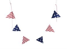 GARLAND 59" 4TH OF JULY FLAG