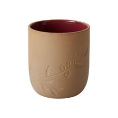 POTTERY 6X6.5" BRANSON BROWN