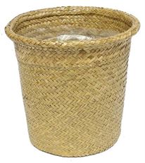 POTCOVER 9"D ROLLED RIM NATURAL