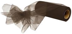 TULLE 6" BROWN 25YD