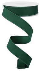 RIBBON 7/8" DIAGONAL WEAVE HUNTER