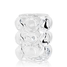 GLASS VASE 3.1X3.5"