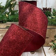 RIBBON VINTAGE GLIT 1.5"X10Y MET