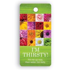 TELL TAG I'M THIRSTY 100/PK