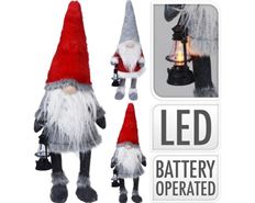 GNOME W/LED NOSE 84CM 2 ASST
