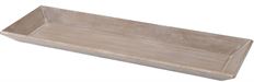TRAY WOOD 60X20CM GREY