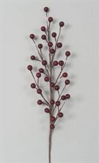BERRY SPRAY 19" CRANBERRY 12/PK