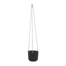 PLANTER HANGING VECTOR 6" BLACK