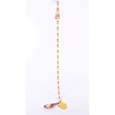 GARLAND LEMON WOOD BEAD 2' YELLOW