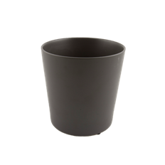 CERAMIC ORCHIDPOT D14 SHINY GRAY