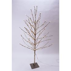 TREE 4' GLITTER CHAMPAGNE