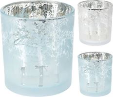 TEALIGHT HOLDER 8CM 2/ASST