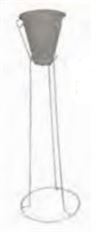 STAND PEDESTAL WHT 36X7 NO LNR