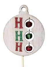 PICK HO-HO-HO 4X18" RGR PK/6