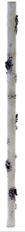 BIRCH FAUX POLE 22.5X3" WHITE