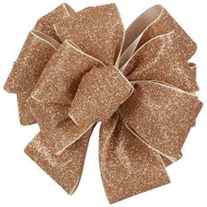 RIBBON GLTR FRST #9X25YD CHAMPAGNE