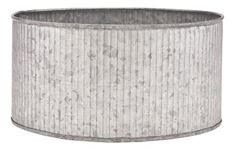 METAL RIBBED 7" ROUND GALVANIZED