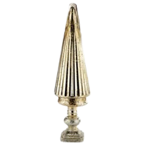 CHRISTMAS TREE 29 X 8" GOLD