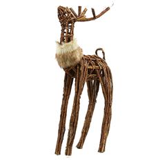 REINDEER VINE 24.5" BROWN