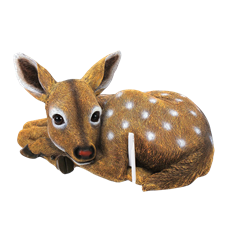 FAWN SPOTTED 6X12" NATURAL