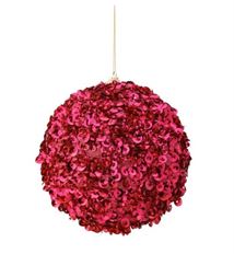 BALL SEQUIN GLAMOUR 6" HOT PINK