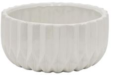 POTTERY DISHGARDEN 4.5X9.75" WHT