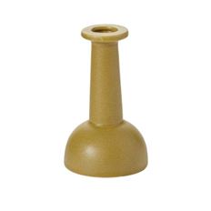 POTTERY BUDVASE 6X3.5" MOSS
