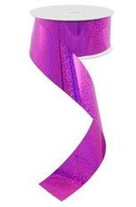 HOLOGRAPHIC 1.5" LASER FUCHSIA 50YD