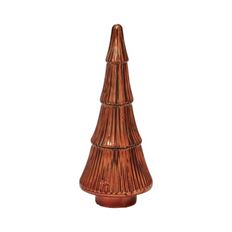 GLASS TREE 15.75X7" COPPER